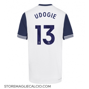 Tottenham Hotspur Destiny Udogie #13 Maglia Gara Casa Repliche 2024-25